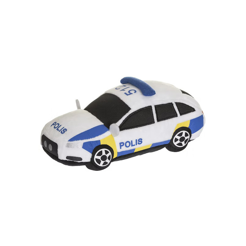 Produktbild för Polisbil - mjukis