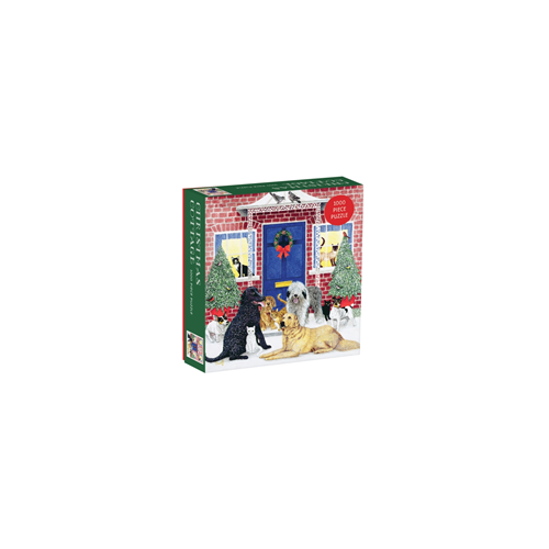 MacMillan Ltd NON Books Christmas Cottage Square Boxed 1000 Piece Puzzle