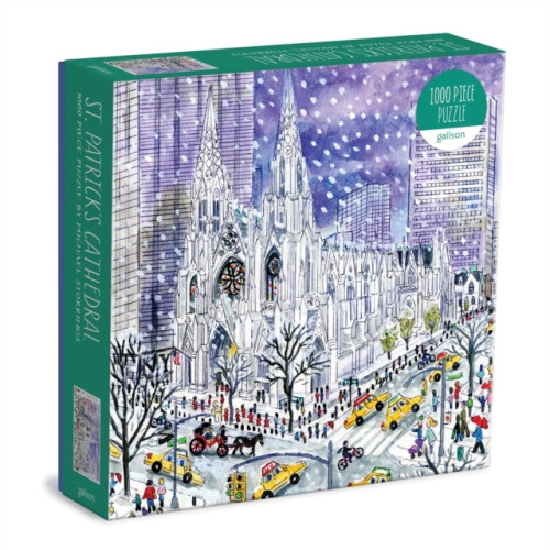Galison Michael Storrings St. Patricks Cathedral 1000 Piece Puzzle