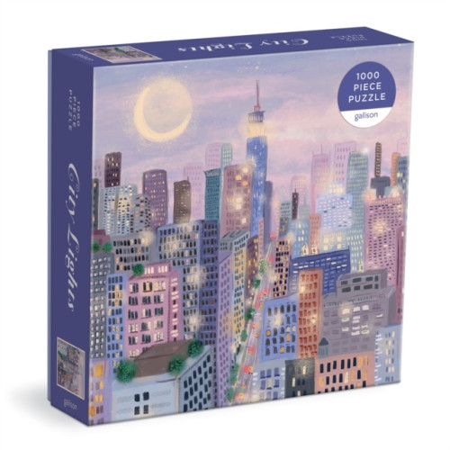 Galison City Lights 1000 Pc Puzzle In a Square box