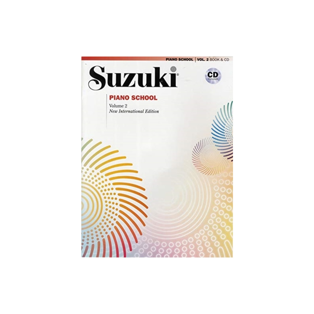 Produktbild för Suzuki piano 2 Bok-CD Kombo (häftad, eng)
