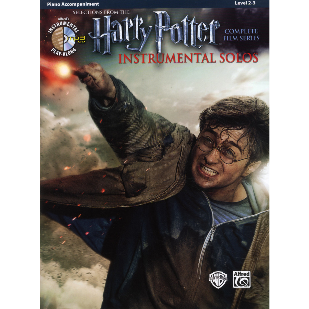 Produktbild för Harry Potter instrumental solos Piano Acc + CD (häftad, eng)