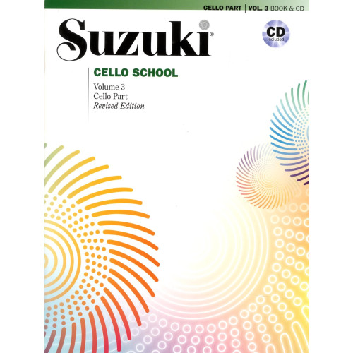 Shinichi Suzuki Suzuki cello school. Vol 3, book and CD (häftad, eng)