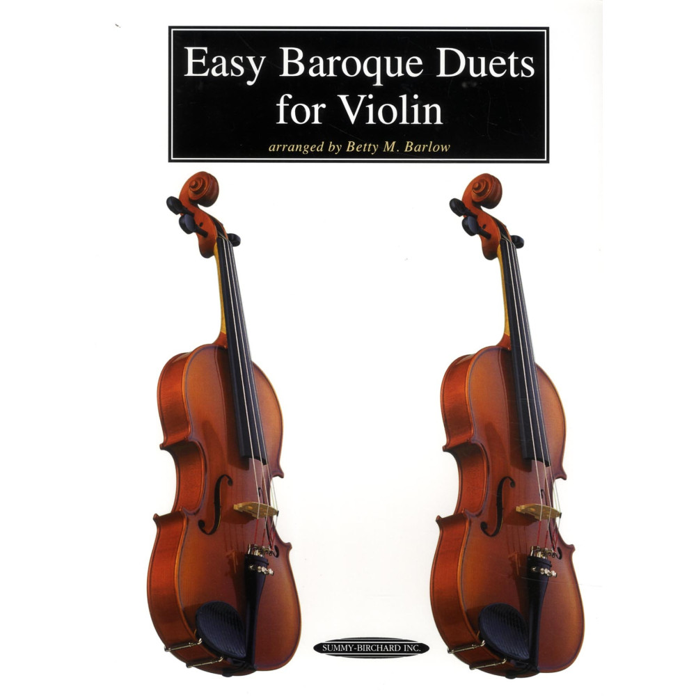 Produktbild för Easy baroque duets for violin (inbunden, eng)