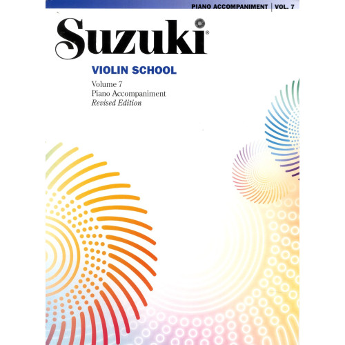 Notfabriken Suzuki violin school 7 piano acc  rev (inbunden, eng)