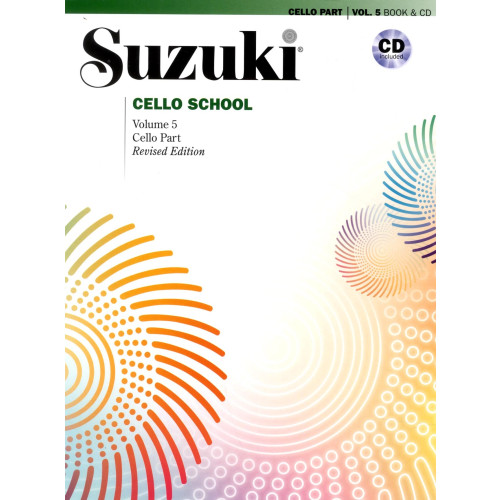 Shinichi Suzuki Suzuki Cello school. Vol 5, book and CD (häftad, eng)