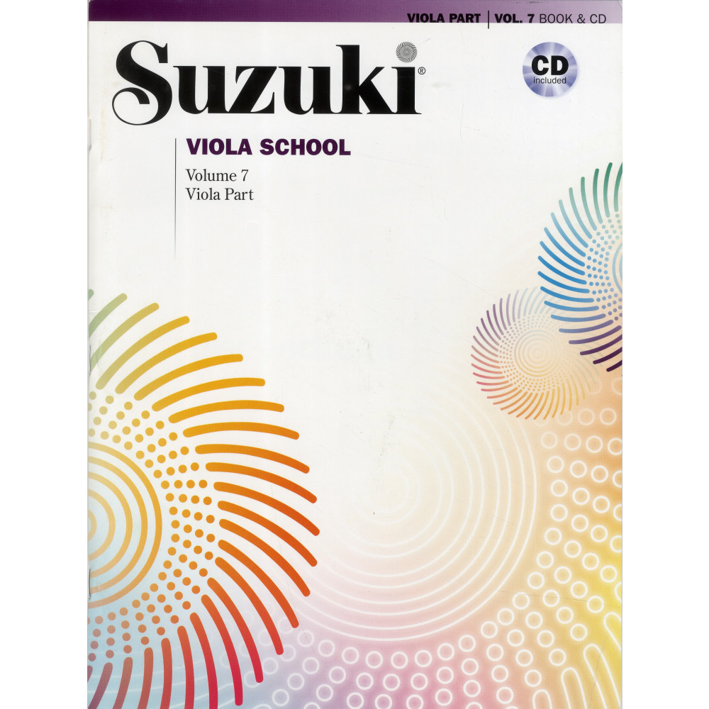 Produktbild för Suzuki Viola school 7 bok/cd kombo (häftad, eng)