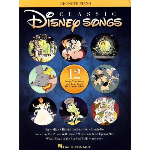 Notfabriken Classic Disney Songs, big-note piano (häftad)