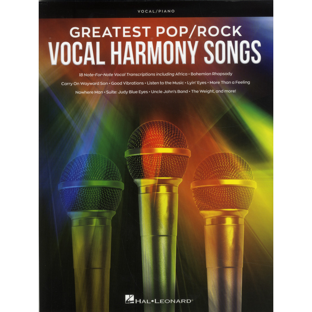 Produktbild för Greatest pop/rock Vocal Harmony Songs (häftad, eng)