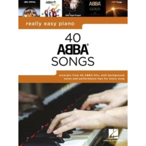 Notfabriken Really Easy Piano: 40 ABBA Songs (häftad, eng)