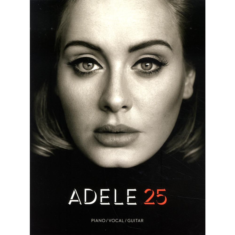 Produktbild för Adele 25  piano/vocal/guitar (häftad)