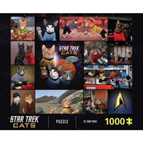 Chronicle Books Star Trek Cats 1000-Piece Puzzle