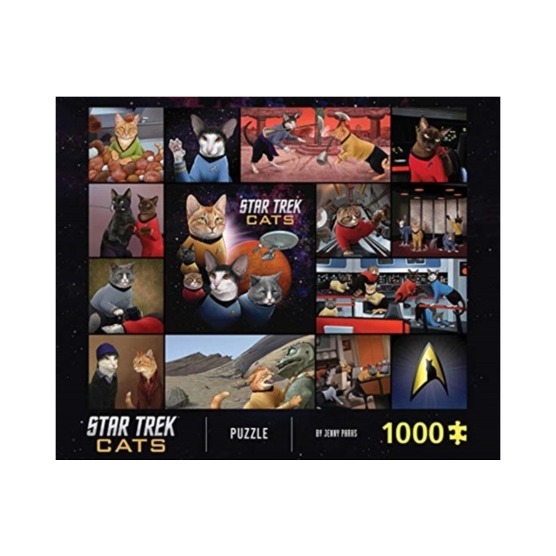 Produktbild för Star Trek Cats 1000-Piece Puzzle