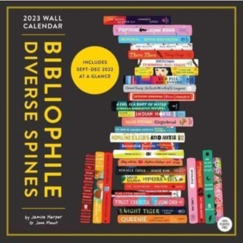 Jamise Harper 2023 Wall Calendar: Bibliophile Diverse Spines