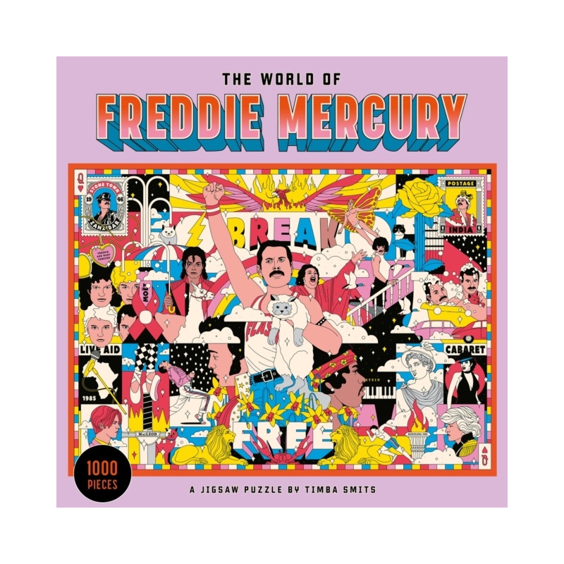 Produktbild för The World of Freddie Mercury puzzle