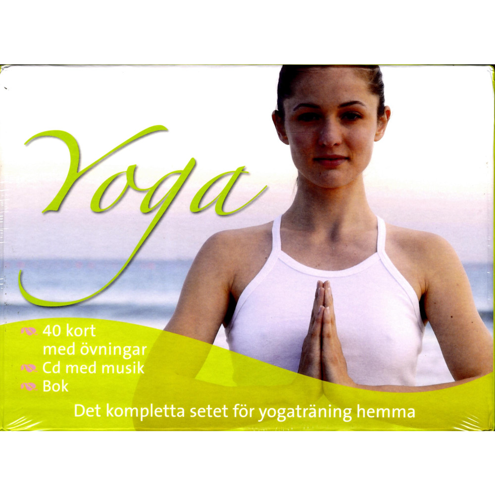 Produktbild för Yoga : det kompletta setet, bok, kort & CD (bok)