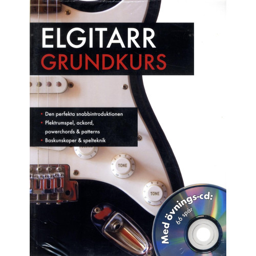 Stevali Elgitarr Grundkurs Med övnings-cd (häftad)