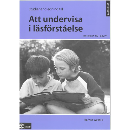 Barbro Westlund Att undervisa i läsförståelse STHL (häftad)