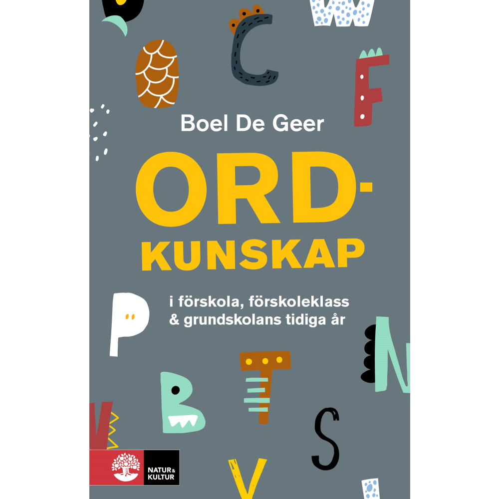 Produktbild för Ordkunskap i förskola, förskoleklass & grundskolans tidiga år (häftad)