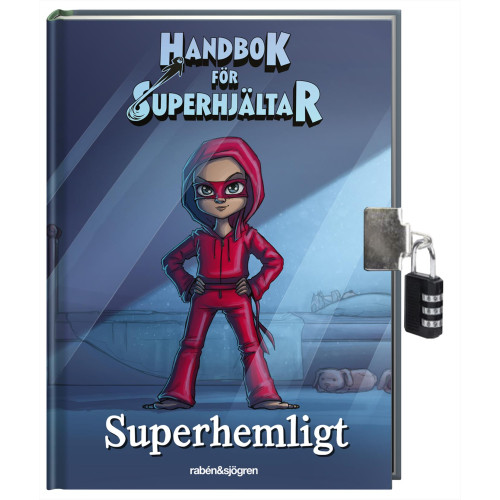 Elias Våhlund Handbok för superhjältar: Superhemligt : Dagbok med kodlås