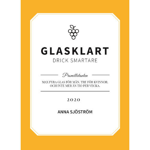Anna Sjöström Glasklart : drick smartare (häftad)