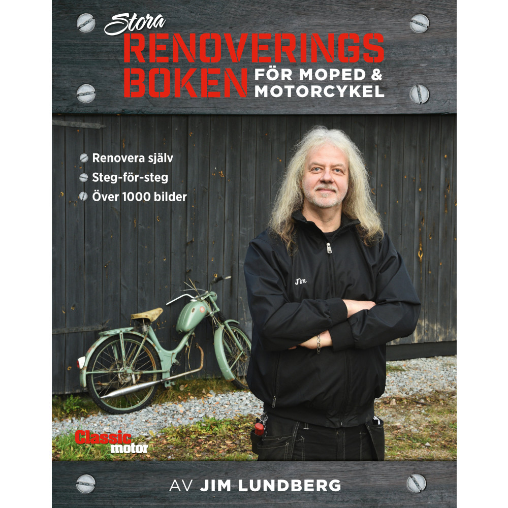 Produktbild för Stora renoveringsboken för moped och motorcykel (inbunden)