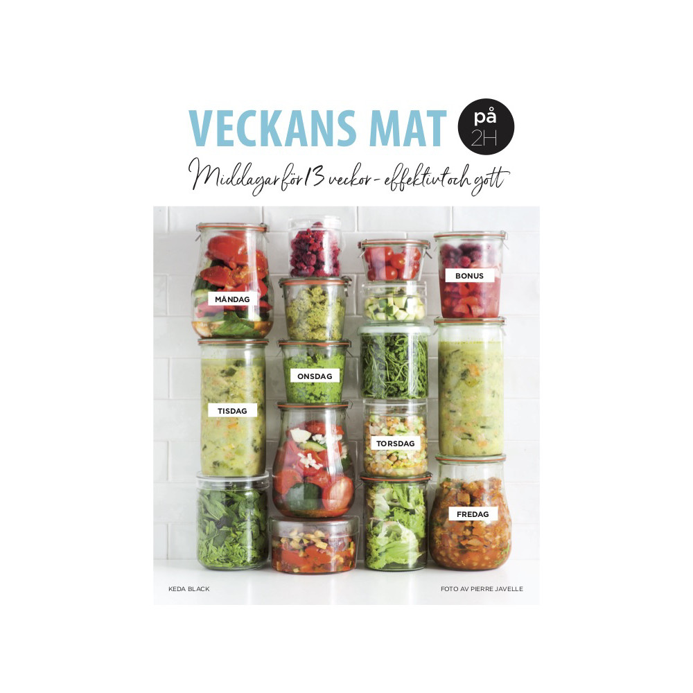 Produktbild för Veckans mat på 2H (inbunden)