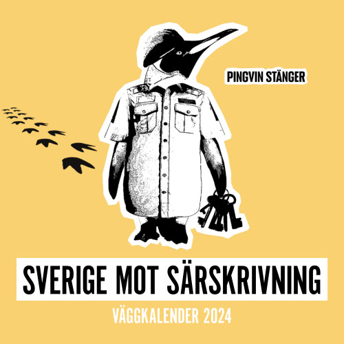 Pug Förlag Sverige mot särskrivning - väggkalender 2024