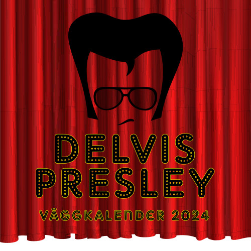 Pug Förlag Delvis Presley - väggkalender 2024