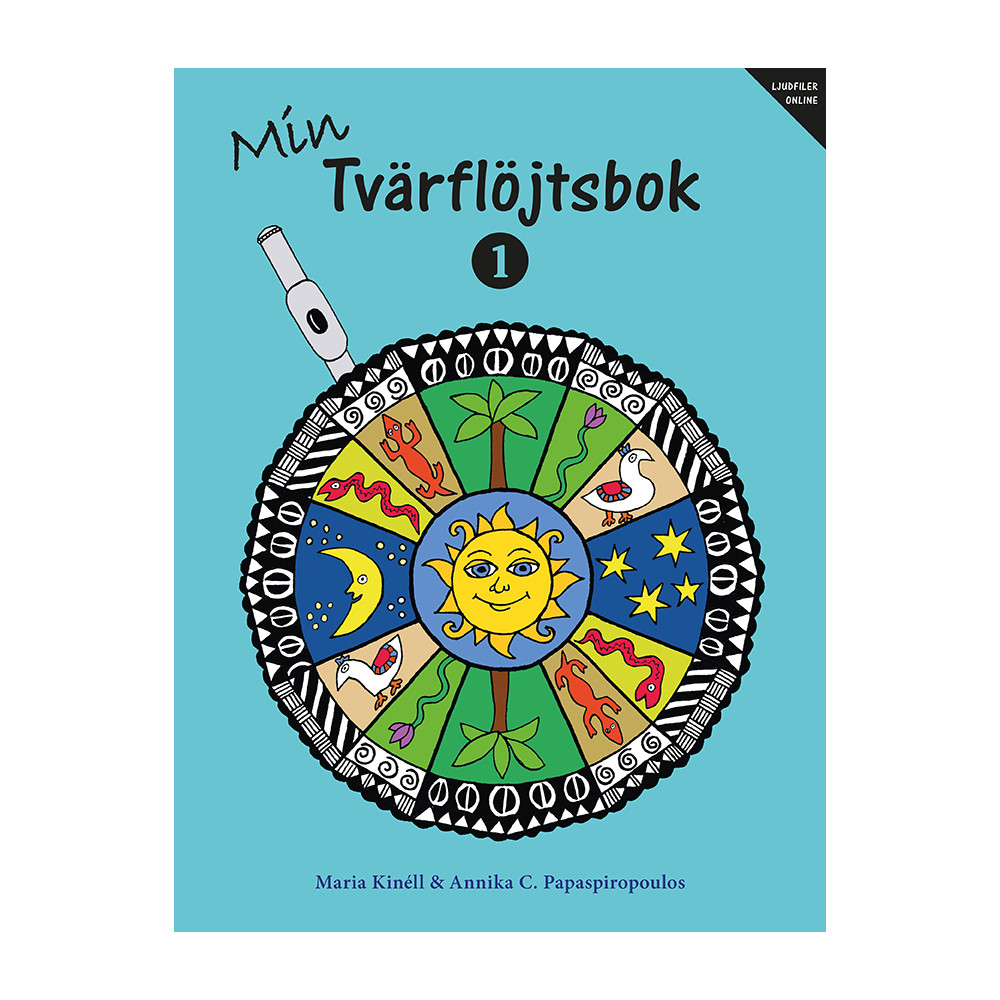 Produktbild för Min tvärflöjtsbok 1 ljudfiler online (häftad)