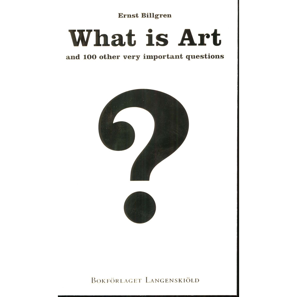 Produktbild för What is Art and 100 other very important questions (pocket, eng)