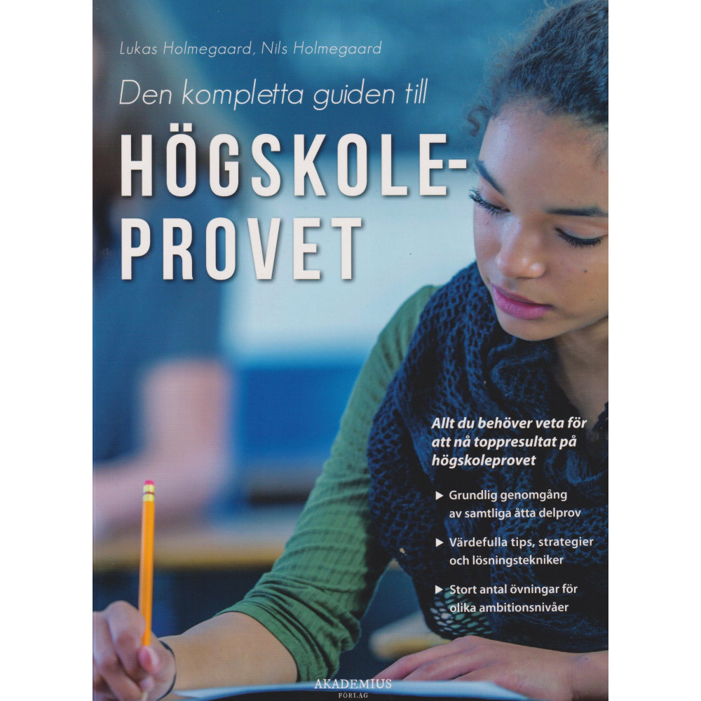 Produktbild för Den kompletta guiden till högskoleprovet (häftad)