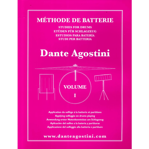 Dante Agostini Methode de Batterie vol 1 (häftad)