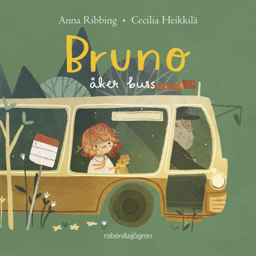 Anna Ribbing Bruno åker buss (bok, board book)