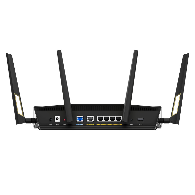Produktbild för ASUS RT-AX88U Pro trådlös router Multi-Gigabit Ethernet Dual-band (2,4 GHz / 5 GHz) Svart