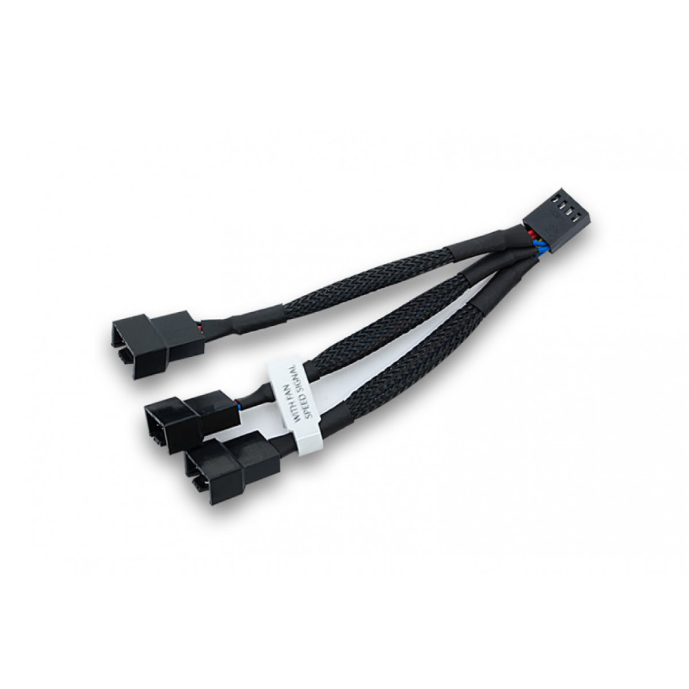 Produktbild för EK Water Blocks Y-Splitter 3-Fan PWM 0,1 m
