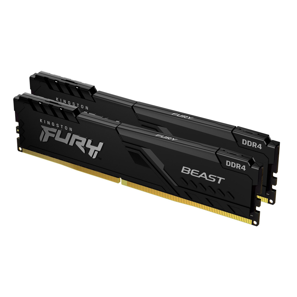 Produktbild för Kingston Technology FURY Beast RAM-minnen 16 GB 2 x 8 GB DDR4 3600 MHz