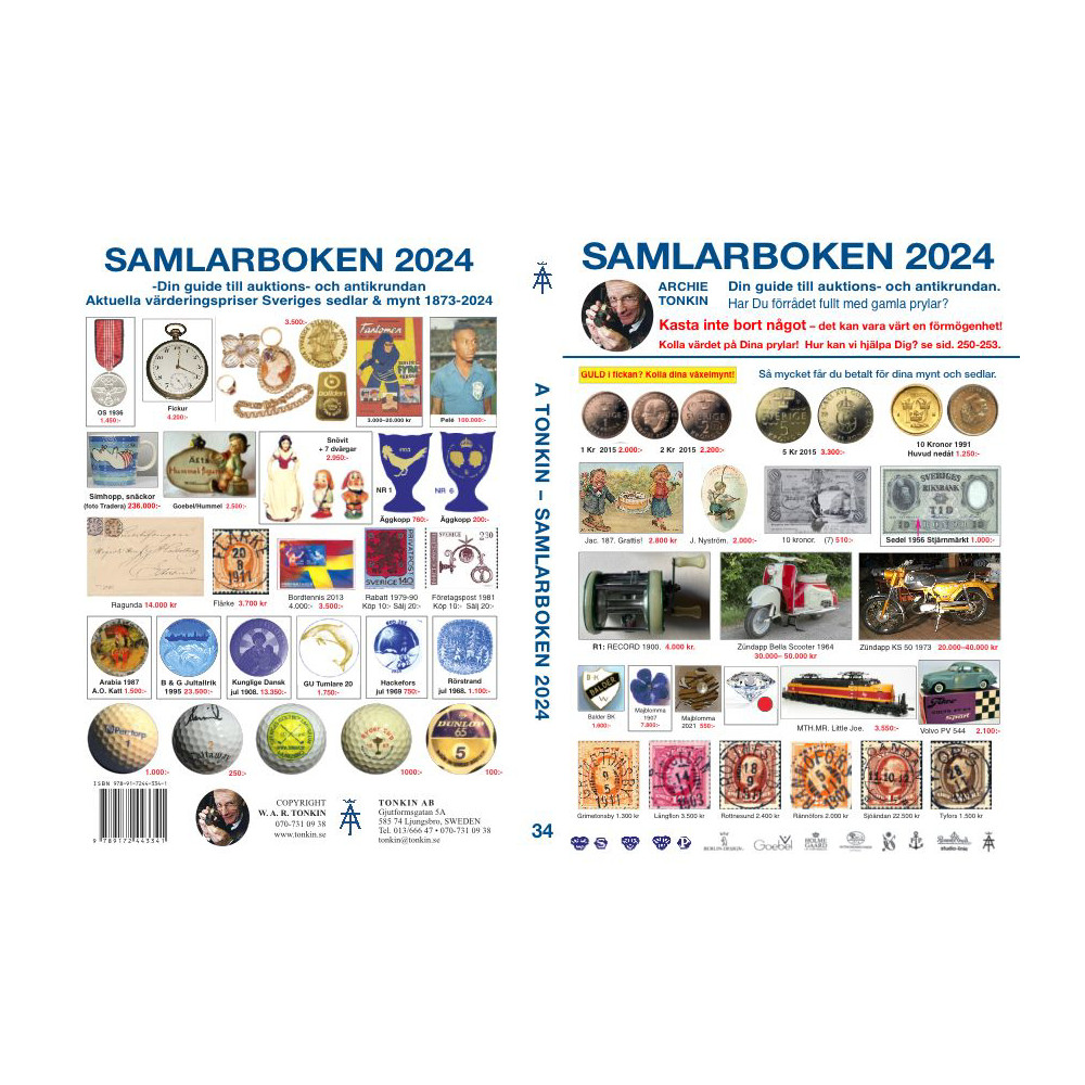 Produktbild för Samlarboken 2024 Nr 34 (häftad)