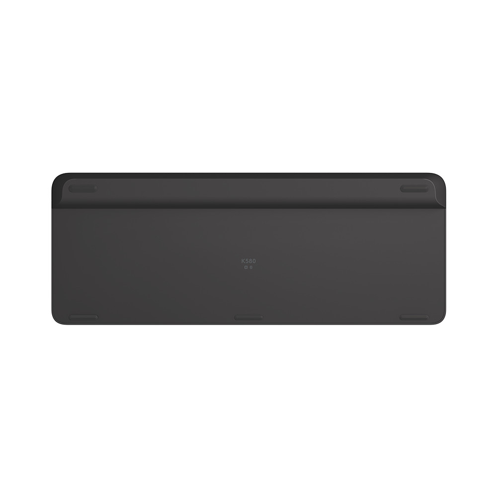 Produktbild för Logitech Slim Multi-Device Wireless Keyboard K580 tangentbord Trådlös RF + Bluetooth Nordic grafit