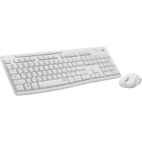 Produktbild för Logitech MK295 Silent Wireless Combo tangentbord Mus inkluderad RF Trådlös QWERTY Nordic Vit