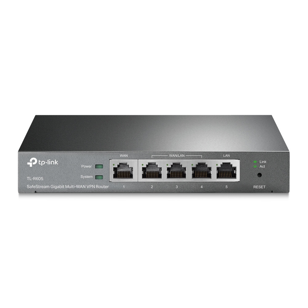 Produktbild för TP-Link TL-R605 kabelansluten router Gigabit Ethernet Svart