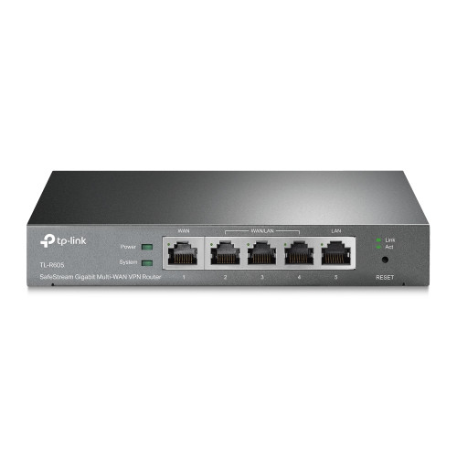 TP-LINK Technologies TP-Link TL-R605 kabelansluten router Gigabit Ethernet Svart