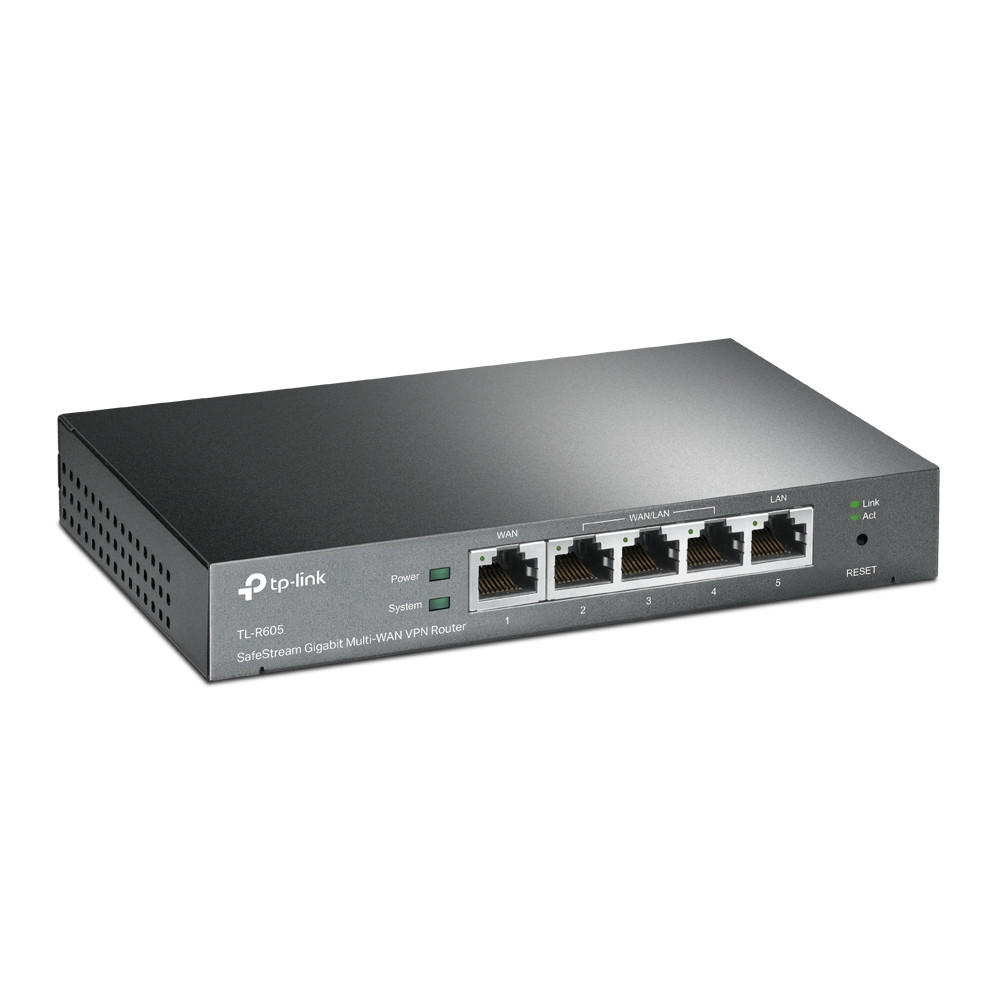 Produktbild för TP-Link TL-R605 kabelansluten router Gigabit Ethernet Svart
