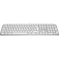 Produktbild för Logitech MX Keys S tangentbord Trådlös RF + Bluetooth QWERTY Dansk, Finsk, Norsk, Svensk Gjuten aluminium, Vit