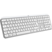 Produktbild för Logitech MX Keys S tangentbord Trådlös RF + Bluetooth QWERTY Dansk, Finsk, Norsk, Svensk Gjuten aluminium, Vit