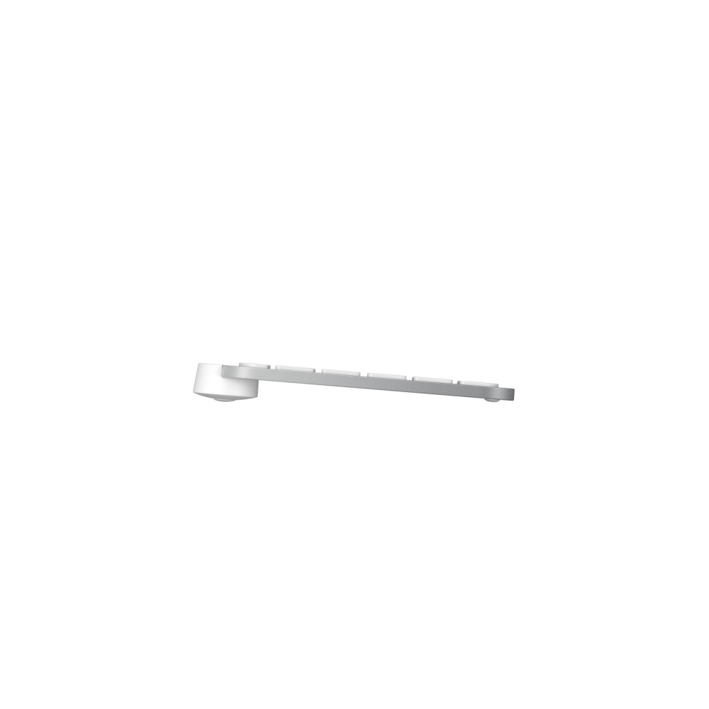 Produktbild för Logitech MX Keys S tangentbord Trådlös RF + Bluetooth QWERTY Dansk, Finsk, Norsk, Svensk Gjuten aluminium, Vit