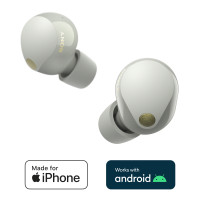 Miniatyr av produktbild för Sony WF-1000XM5 Headset Trådlös I öra Samtal/musik Bluetooth Silver