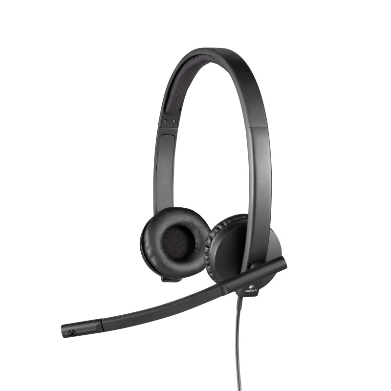 Produktbild för Logitech H570e Headset Kabel Huvudband Kontor/callcenter USB Type-A Svart