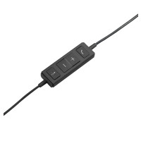 Miniatyr av produktbild för Logitech H570e Headset Kabel Huvudband Kontor/callcenter USB Type-A Svart