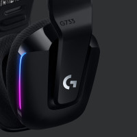 Produktbild för Logitech G G733 Headset Trådlös Huvudband Spela Svart